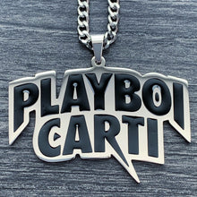 Load image into Gallery viewer, Black 'Playboi Carti' Necklace