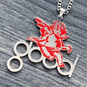 Red 'GOOD Music' Necklace
