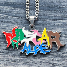 Load image into Gallery viewer, Multicolor 'NASCAR ALOE' Necklace