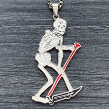 Load image into Gallery viewer, White 'Skeleton' Necklace