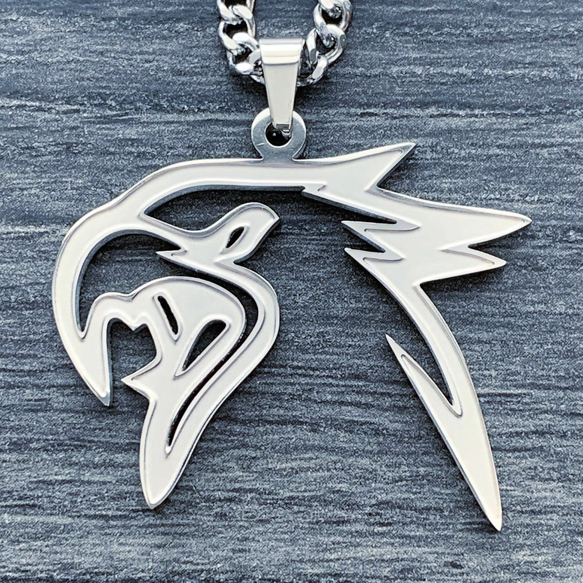 Etched buy 'Trackhawk' Necklace