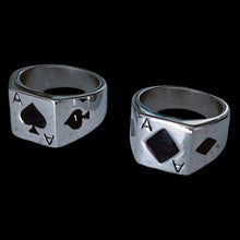 Load image into Gallery viewer, 'Ace of Spades' Ring