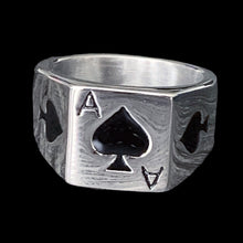 Load image into Gallery viewer, 'Ace of Spades' Ring