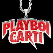 Load image into Gallery viewer, Red 'Playboi Carti' Necklace