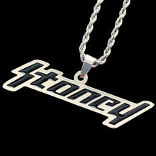 Load image into Gallery viewer, Black &#39;Stoney&#39; Necklace
