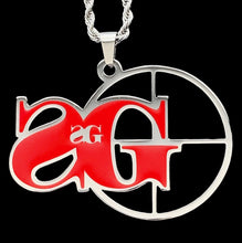 Load image into Gallery viewer, Red 'SG' Necklace