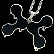 Load image into Gallery viewer, Black &#39;DXXM Life&#39; Necklace
