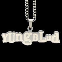 Load image into Gallery viewer, Etched 'yUngbLud' Necklace