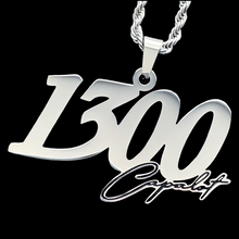 Load image into Gallery viewer, Black '1300' Necklace