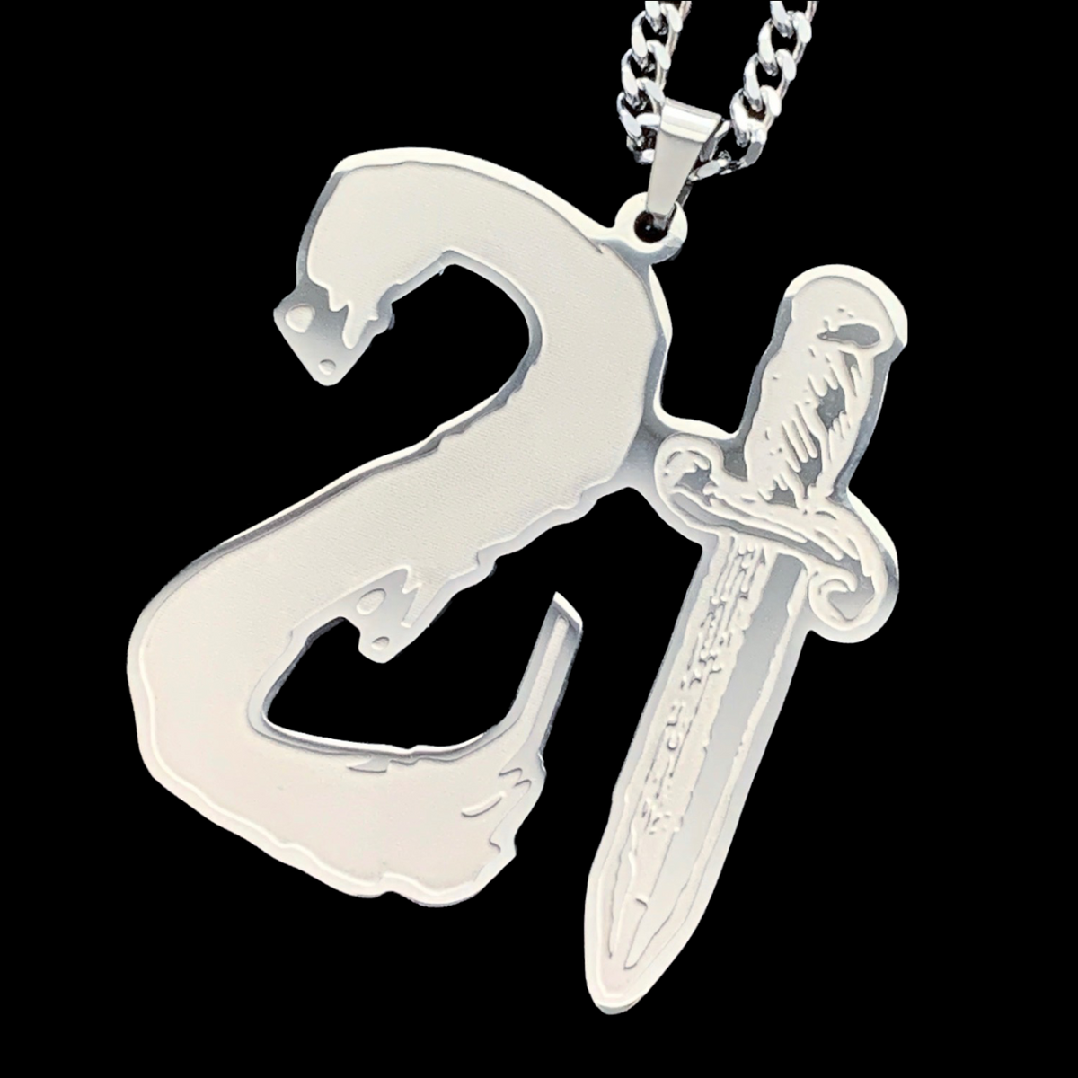 '21' Necklace Jewelry Designs by ACE