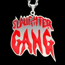 Load image into Gallery viewer, Red 'Slaughter Gang' Necklace