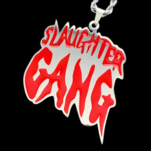 Load image into Gallery viewer, Red 'Slaughter Gang' Necklace