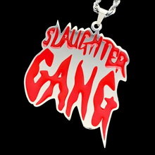 Load image into Gallery viewer, Red &#39;Slaughter Gang&#39; Necklace
