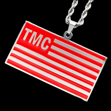 Load image into Gallery viewer, Red &#39;TMC Flag&#39; Necklace
