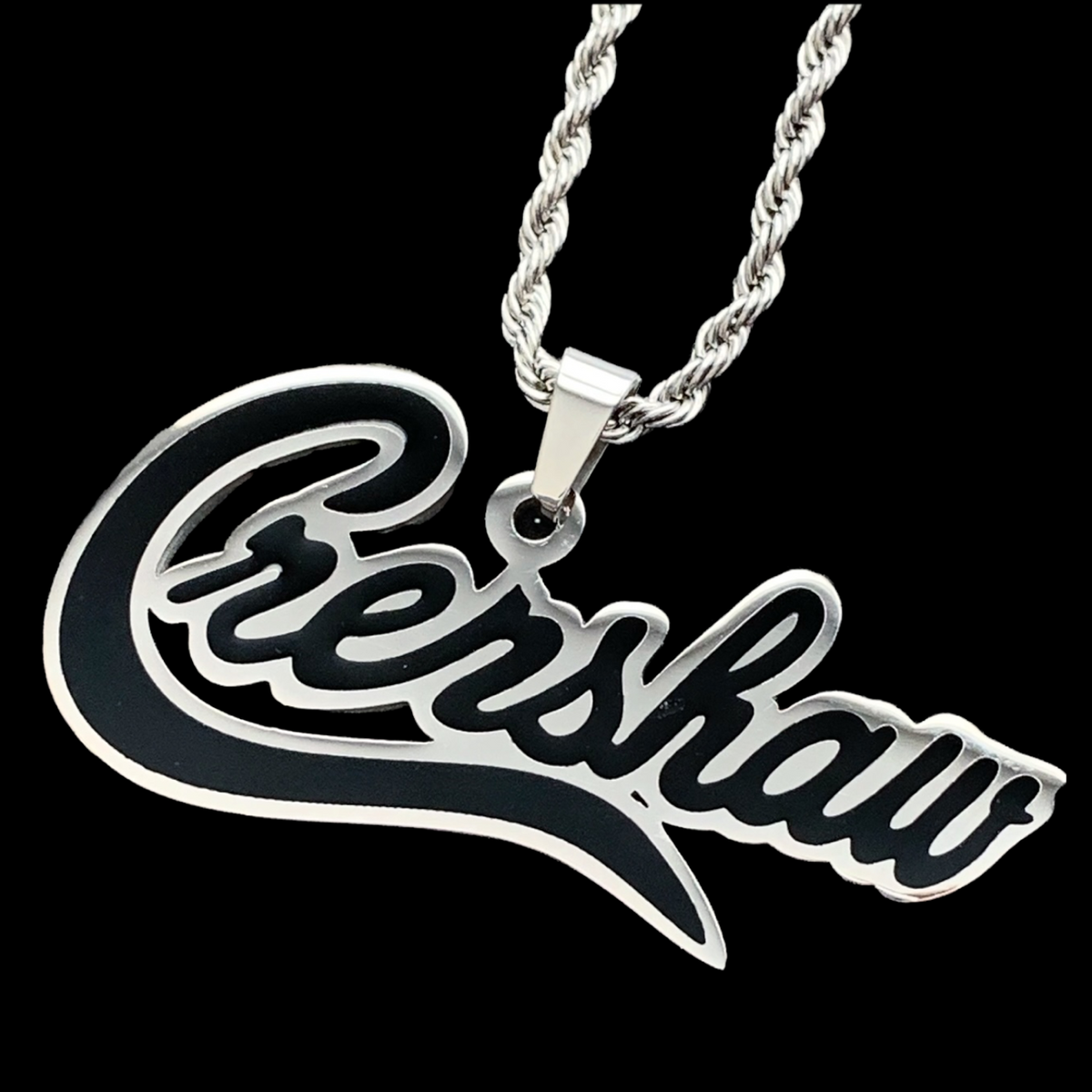 Black 'Crenshaw' Necklace Jewelry Designs by ACE