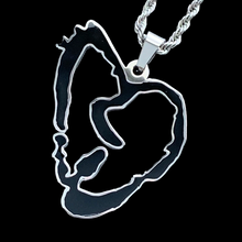 Load image into Gallery viewer, Black 'Heartbreak' Necklace