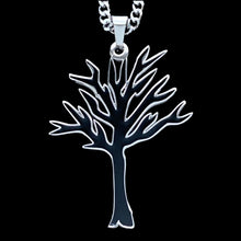 Load image into Gallery viewer, Black &#39;Tree of Life&#39; Necklace
