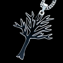 Load image into Gallery viewer, Black 'Tree of Life' Necklace