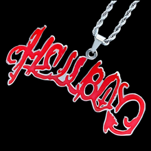 Load image into Gallery viewer, Red 'Hellboy' Necklace