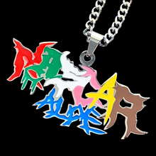 Load image into Gallery viewer, Multicolor 'NASCAR ALOE' Necklace