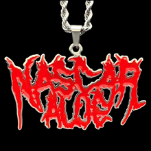 Load image into Gallery viewer, Red 'NASCAR ALOE' Necklace