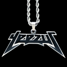 Load image into Gallery viewer, Black 'Yeezus' Necklace