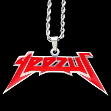 Load image into Gallery viewer, Red &#39;Yeezus&#39; Necklace
