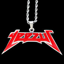 Load image into Gallery viewer, Red 'Yeezus' Necklace