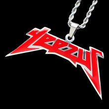 Load image into Gallery viewer, Red 'Yeezus' Necklace