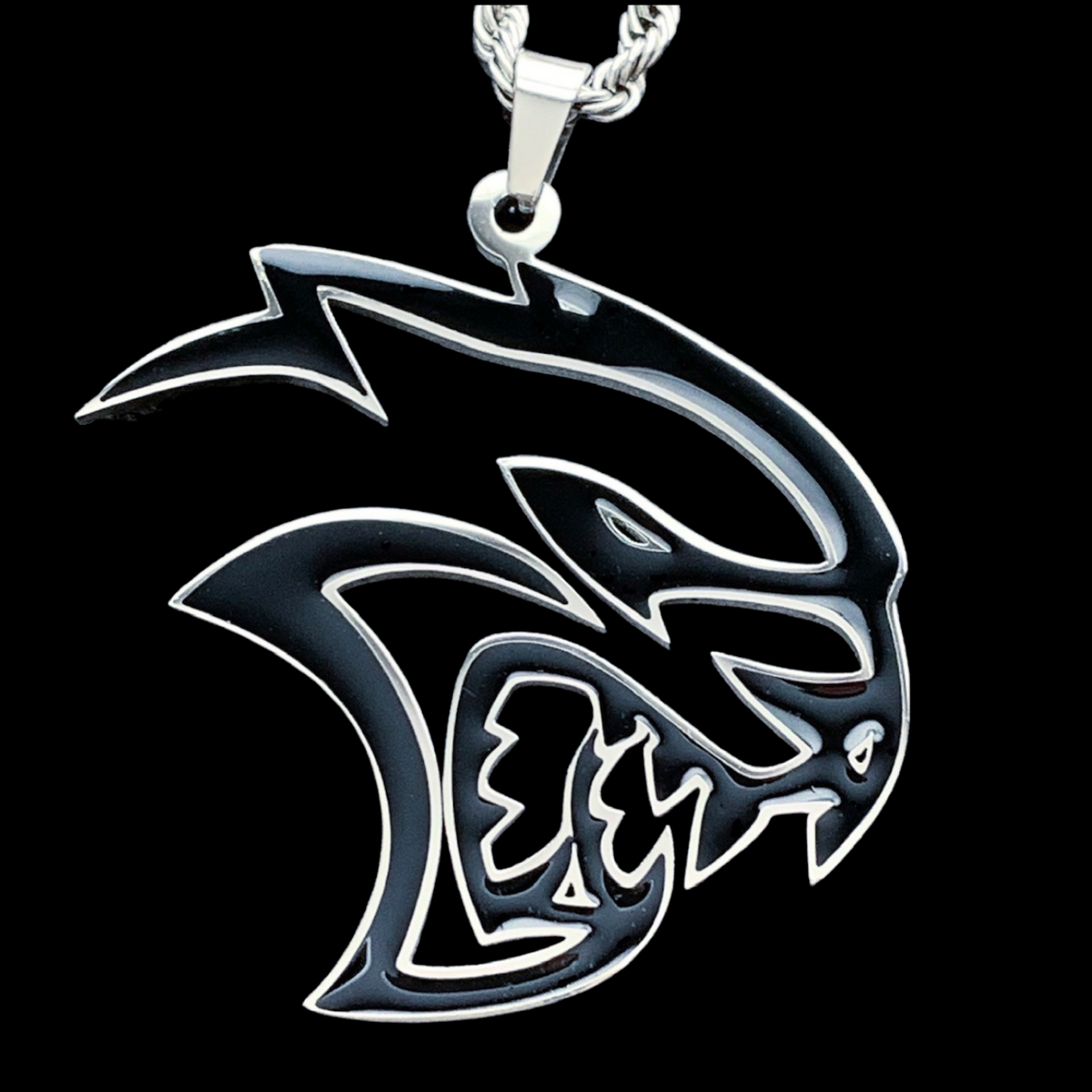 Black 'Hellcat' Necklace Jewelry Designs by ACE