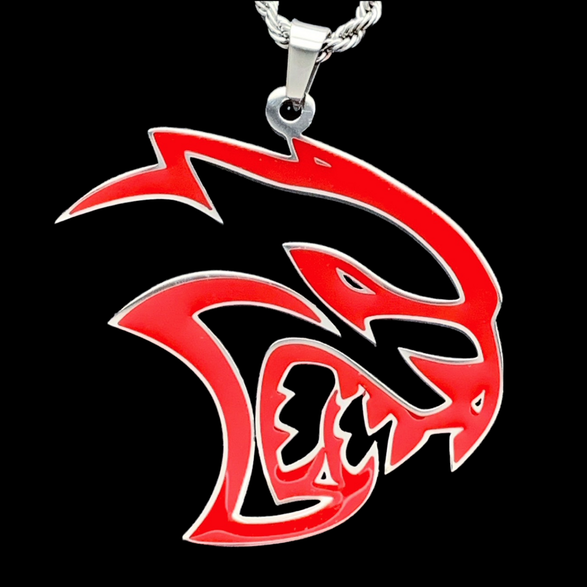 Red 'Hellcat' Necklace Jewelry Designs by ACE