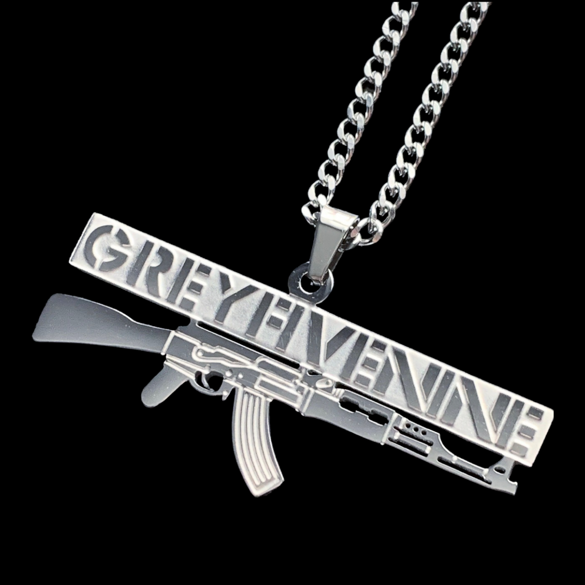 関税/送料込【AKM】Crying Face Necklace Two faced smiling face crying face pendant necklace chain