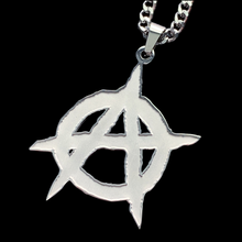Load image into Gallery viewer, Etched 'Anarchy' Necklace