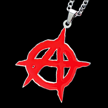 Load image into Gallery viewer, Red &#39;Anarchy&#39; Necklace

