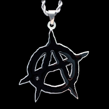 Load image into Gallery viewer, Black 'Anarchy' Necklace