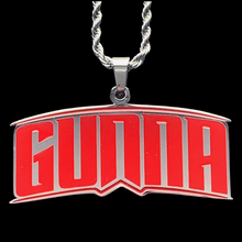 Load image into Gallery viewer, Red 'GUNNA' Necklace