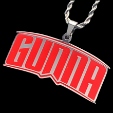 Load image into Gallery viewer, Red 'GUNNA' Necklace