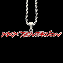 Load image into Gallery viewer, Red 'XXXTENTACION' Necklace
