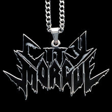 Load image into Gallery viewer, Black &#39;City Morgue&#39; Necklace
