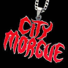 Load image into Gallery viewer, Red 'City Morgue' Necklace