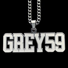 Load image into Gallery viewer, Etched 'Grey59' Necklace