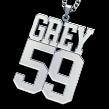 Load image into Gallery viewer, Etched 'GREY59' Necklace