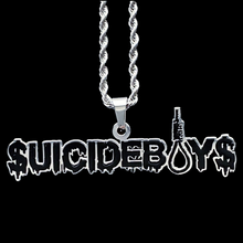 Load image into Gallery viewer, Black '$UICIDEBOY$' Necklace