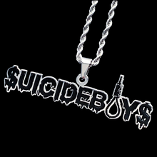 Load image into Gallery viewer, Black '$UICIDEBOY$' Necklace
