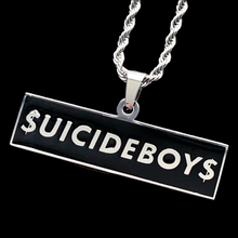 Load image into Gallery viewer, Black '$UICIDEBOY$' Necklace