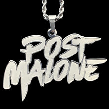 Load image into Gallery viewer, Etched &#39;Post Malone&#39; Necklace
