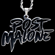 Load image into Gallery viewer, Black 'Post Malone' Necklace