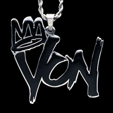 Load image into Gallery viewer, Black 'King Von' Necklace