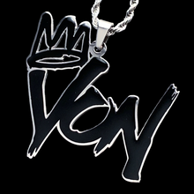 Load image into Gallery viewer, Black 'King Von' Necklace
