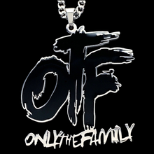 Load image into Gallery viewer, Black 'OTF' Necklace